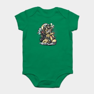 Adventure Of Scooter Rider Baby Bodysuit